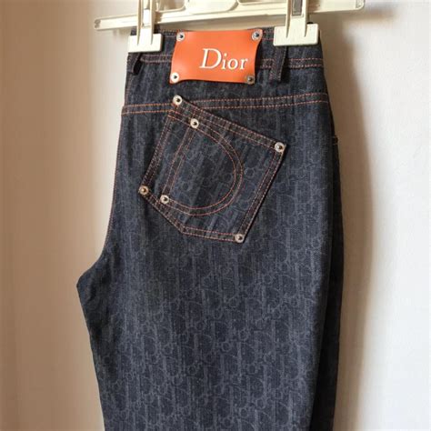 pantaloni dior monogram|dior denim line.